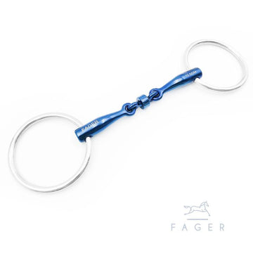 Fager Bianca Titanium Loose Ring Snaffle